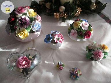 Photo of $8 to $45 ~ FINE ENGLISH CHINA ~ FLORAL ORNAMENTS - 1