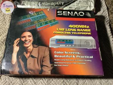 Photo of New Senao portable home phone 200 mile range - 2