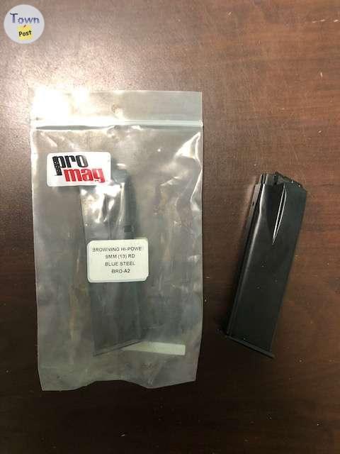 Photo of Brand new Pro Mag Browning Hi-Power 9 mm 10/13 Rounds Magazine $40 each