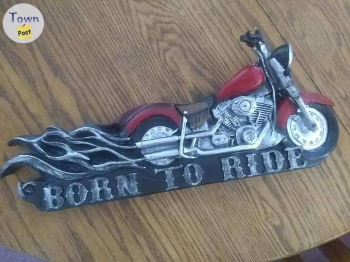 Photo of Born to Ride wall decor 