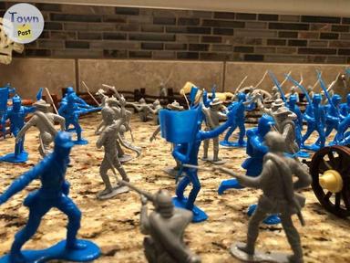 Photo of Civil war Plastic Soldiers blue and grey - 1