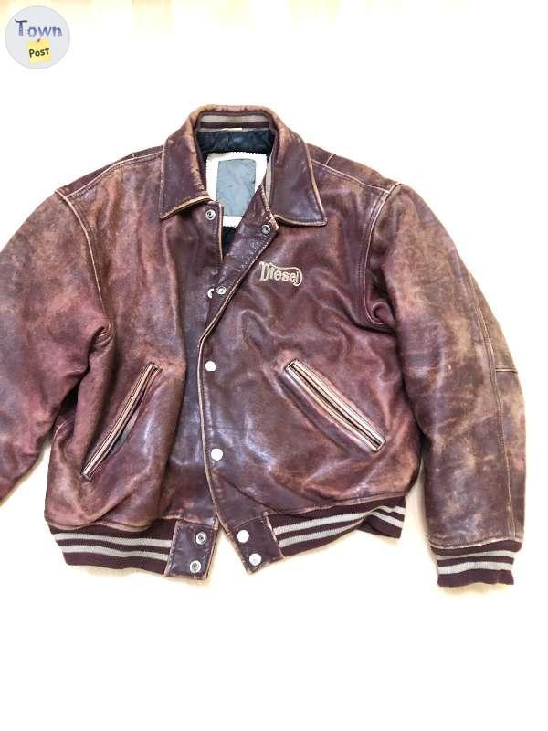 Photo of Vintage Diesel leather jacket