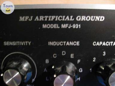 Photo of MFJ-931 artificial ground near mint ham radio cb radio - 2