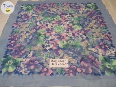 Photo of PRICE MARKDOWN ~ $8 to $15 ~ for 8 POLYESTER SCARVES - 2