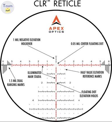 Photo of Apex Rival 4-32x56 Precision Rifle Scope - 2