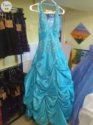 Photo of Beautiful turquoise color princess dress - 1