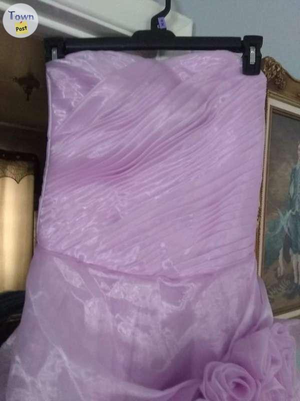 Photo of Lavender grad/prom dress