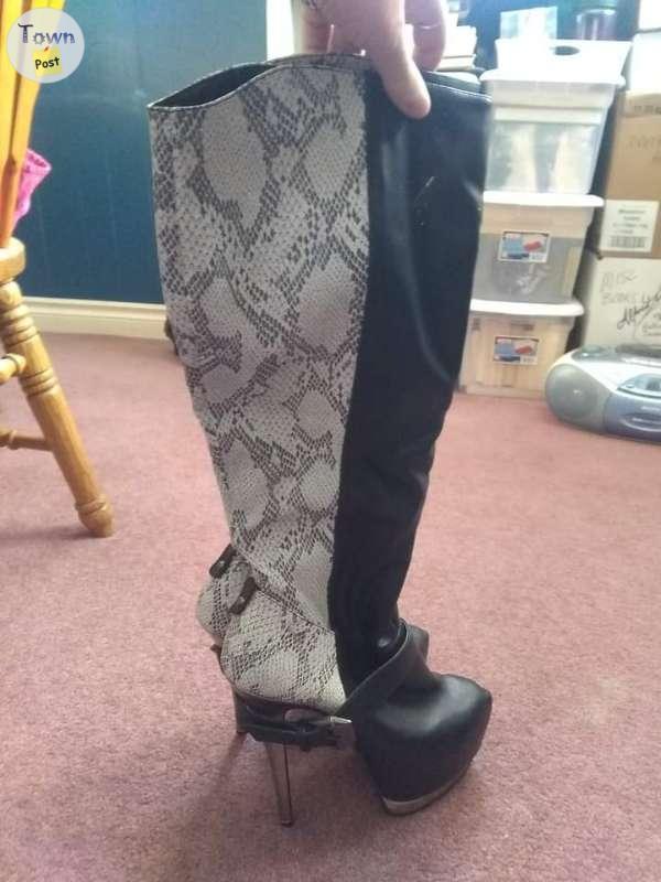 Photo of Paper Fox high heeled fashion boots