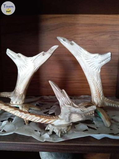 Photo of Caribou Antler Carvings - 1