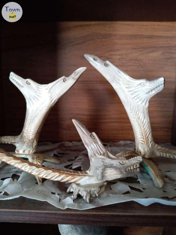 Photo of Caribou Antler Carvings