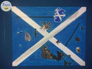 Photo of Scottish art piece  - 1