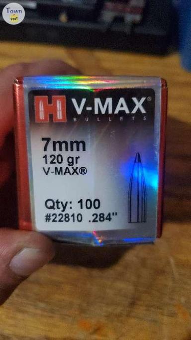 Photo of 7mm Hornday V-max projectiles  - 1