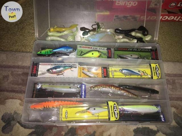 Photo of Fishing Box and New Lures  For Sale