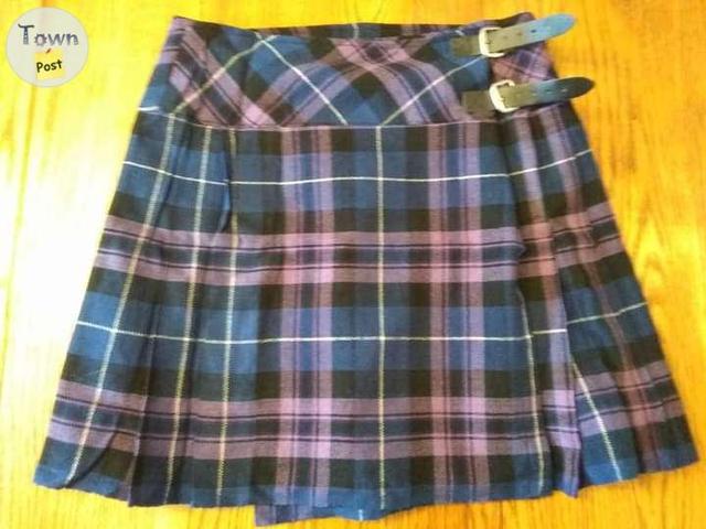 Photo of Ladies Pride of Scotland tartan kilt/akirt