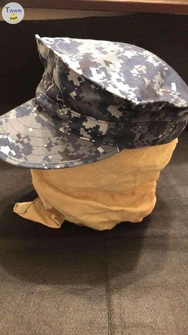 Photo of United States Navy Blue Digital camo cap 7 1/2 inches - 2