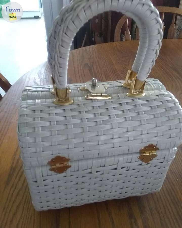 Photo of Vintage basket weave purse