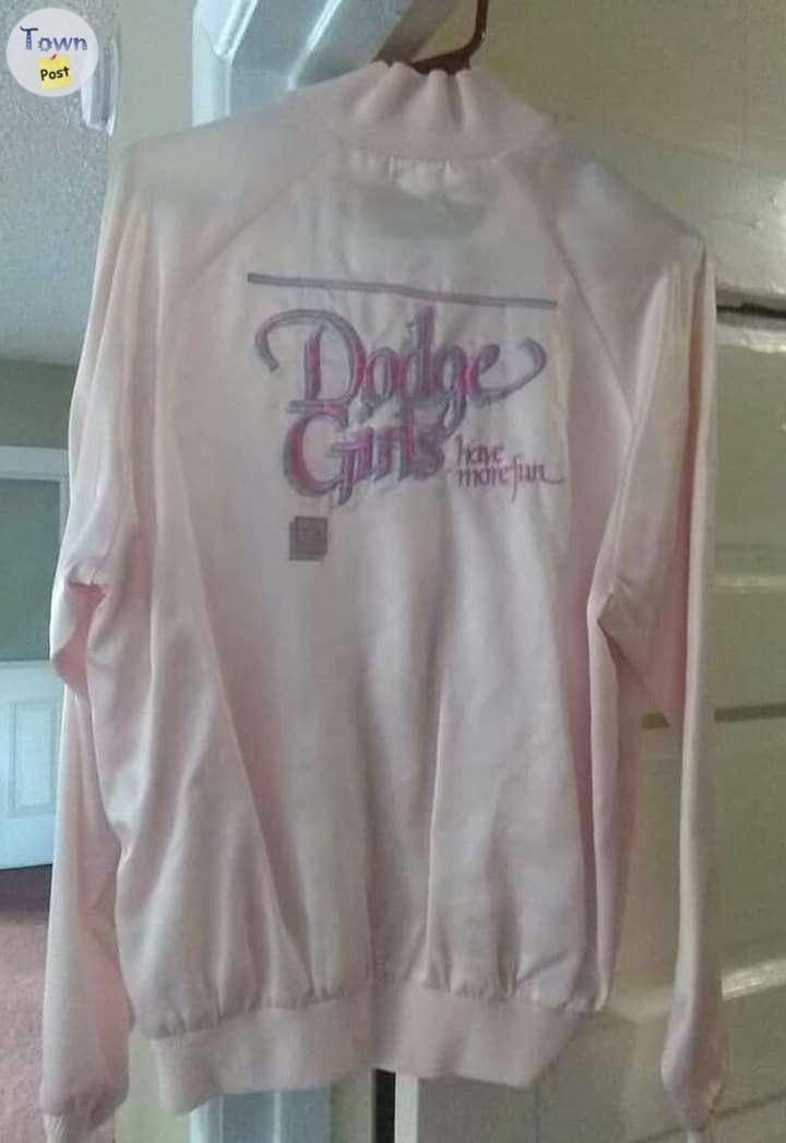 Photo of Vintage Dodge Girls Have More Fun satin jacket 