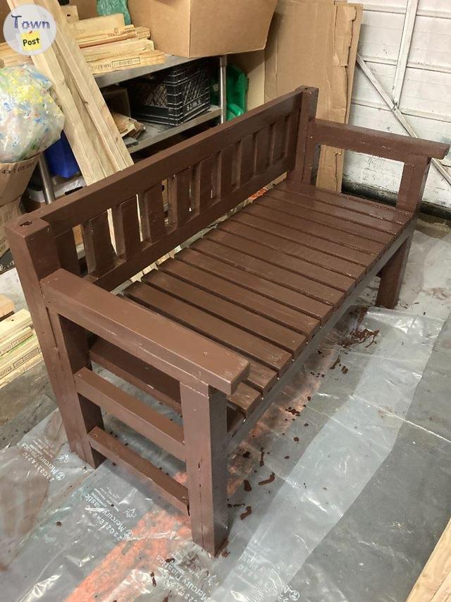 Photo of Wood Park Bench $135eachChristmas Special 