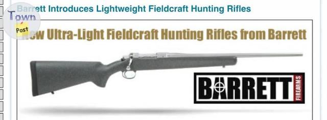 Photo of Barrett Fieldcraft Rifle