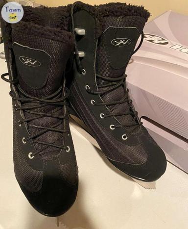 Photo of Ladies Black Figure Skates Size 8 - 2