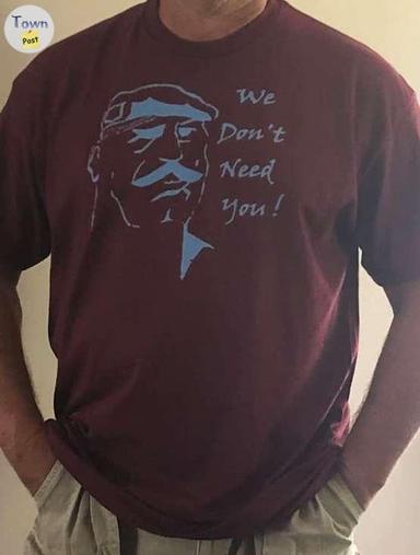 Photo of New Vintage Retro 70s Soldier of Fortune Maroon Mercenary T Shirt - 2