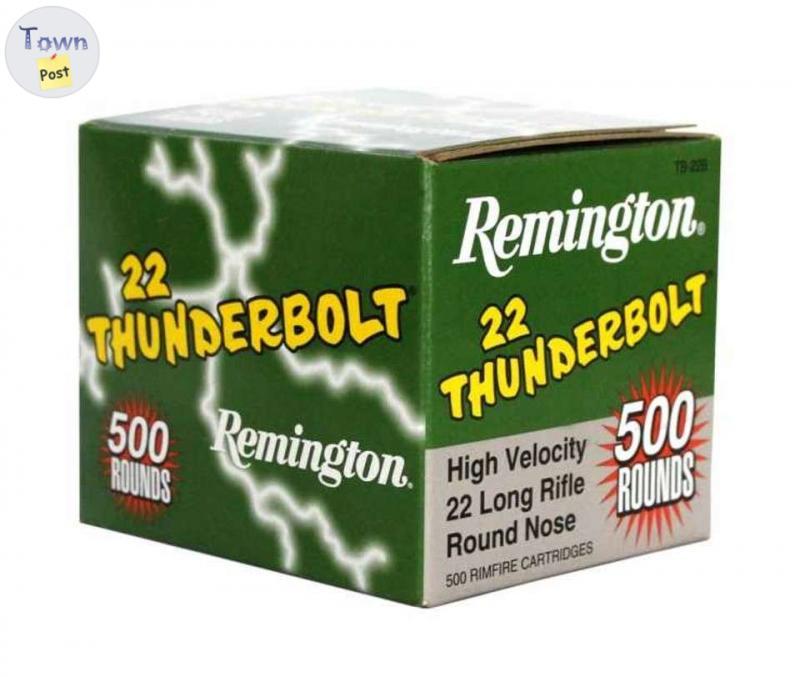 Photo of Remington Thunderbolt 22 LR 40gr RN 500rnds