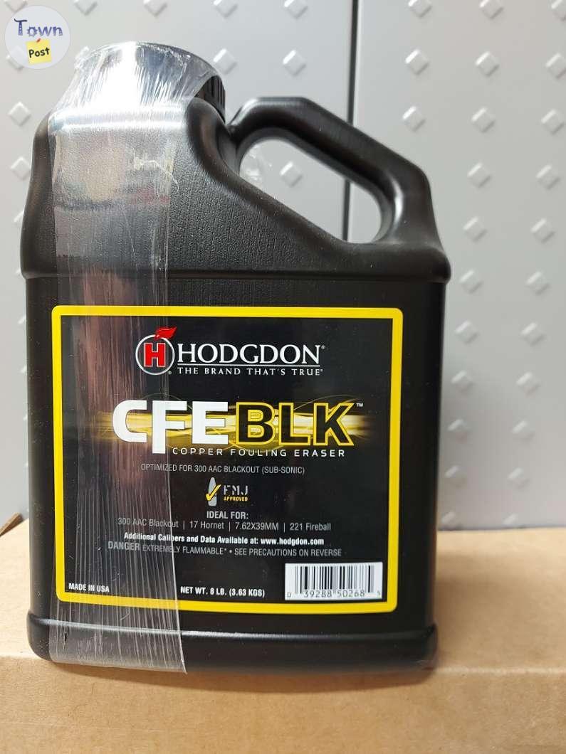 Photo of Hodgdon CFE BLK powder (8lb canister)