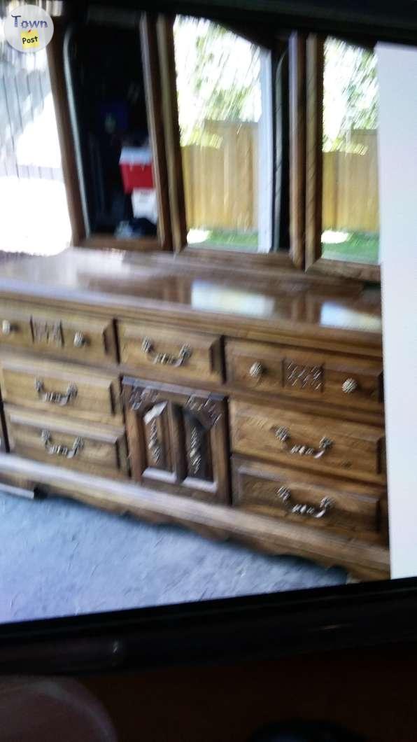 Photo of dresser with mirror