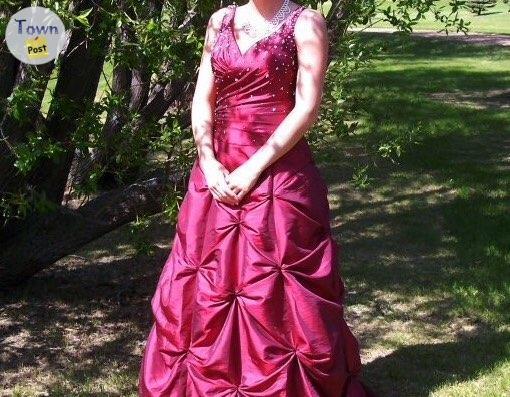 Photo of Impressions Wine Grad Dress