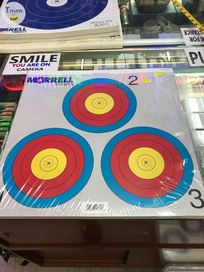 Photo of MORRELL 17" X 17" PAPER TARGETS - 3 STYLES AVAILABLE