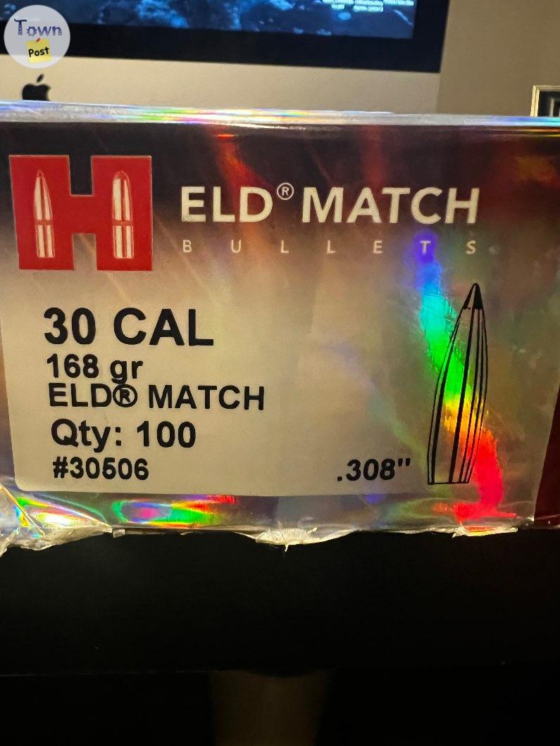 Photo of Hornady 168 gr ELD Match Bullets