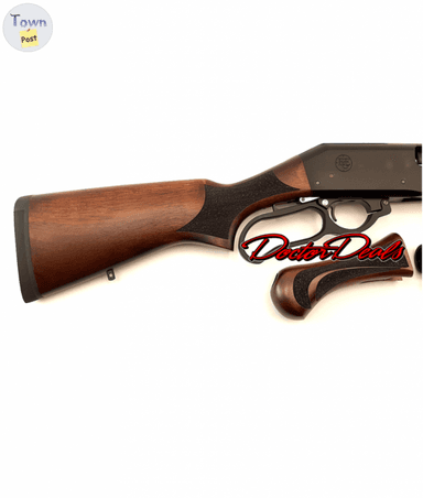 Photo of EGE ARMS LV12 Walnut-Black lever action 12 gauge tactical shotgun with extra pistol grip and choke kit, LV12-TACT-Walnut - 2