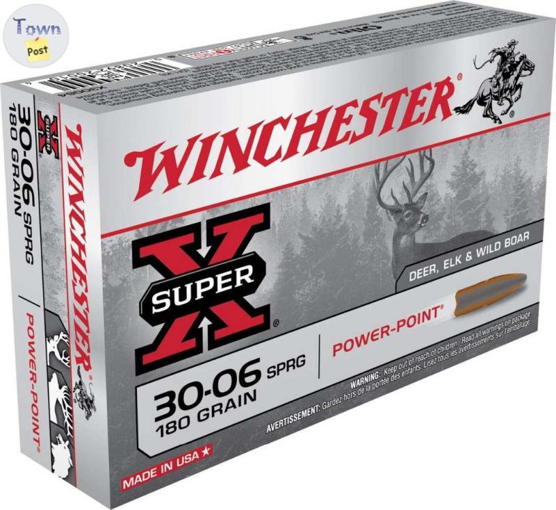 Photo of Winchester Super X .30-06 Springfield 180-Grain Power-Point Rifle Ammunition