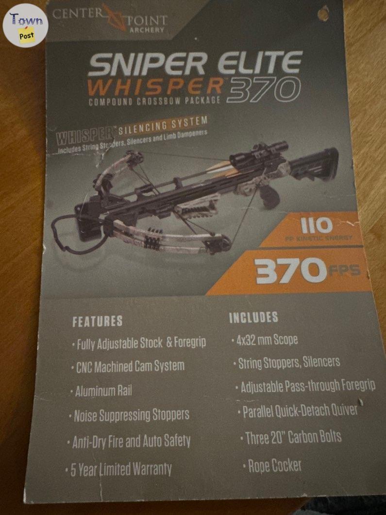 Photo of Brand New Center Point Crossbow package