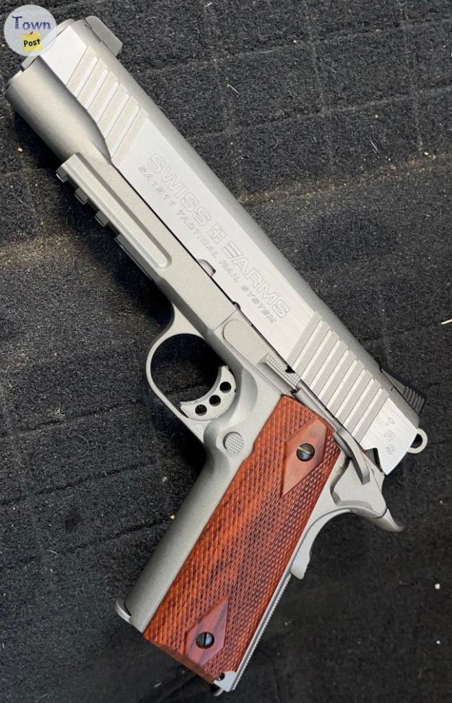 Photo of SWISS ARMS SA1911 TRS CO2 BLOWBACK STEEL 