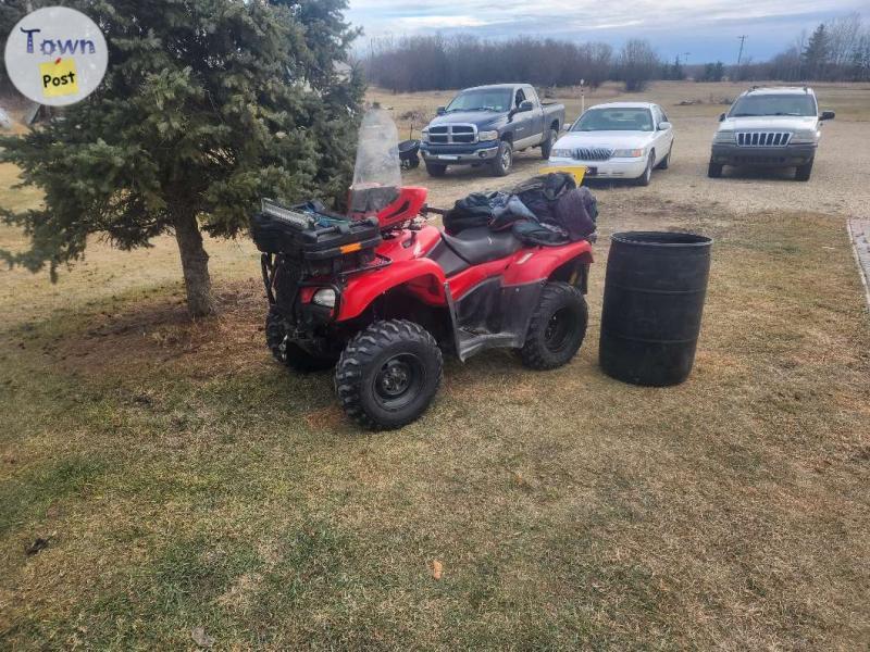 Photo of 2013 Honda rubicon 500 New motor