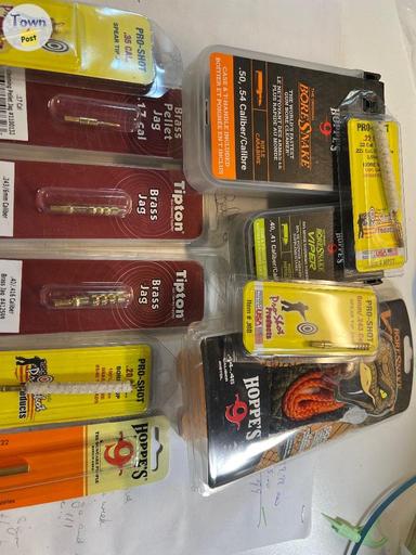 Photo of New assorted rifle cleaning bore snakes and cleaning jigs - 1