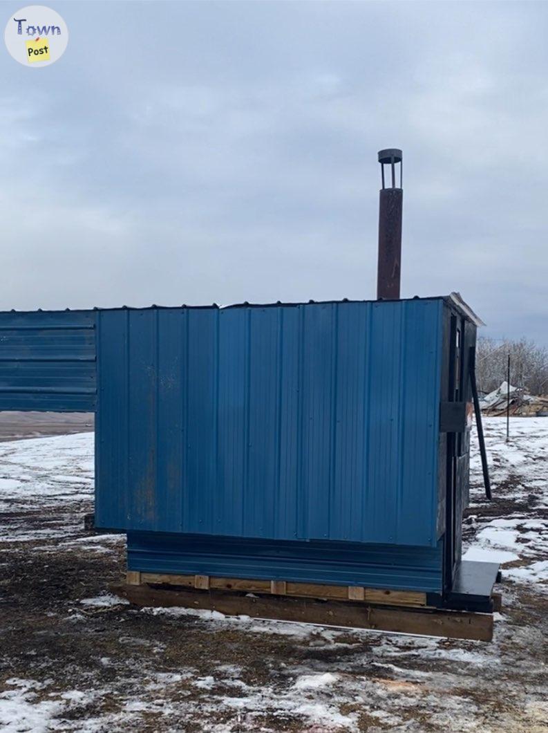 Photo of Ice fishing shack