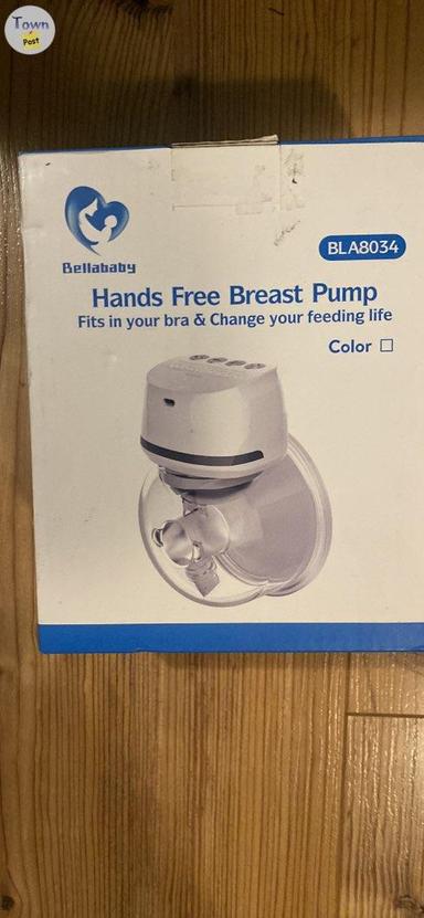 Photo of New in box Bella baby hands free breast pump  - 1