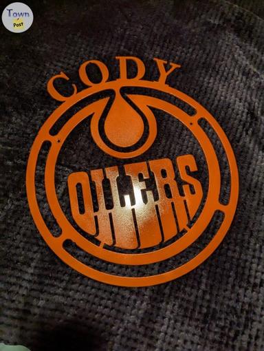 Photo of Custom Metal Oilers Sign - 2