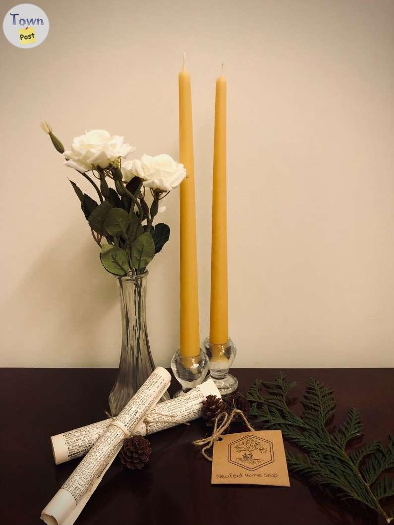 Photo of Beeswax Taper Candles