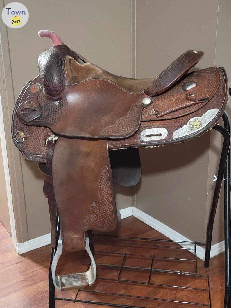 Photo of 16” rocking T reining saddle REDUCED!!!