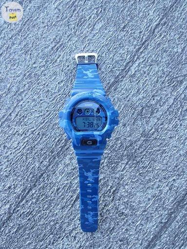 Photo of  CASIO G-Shock Blue Camouflage watch - 2