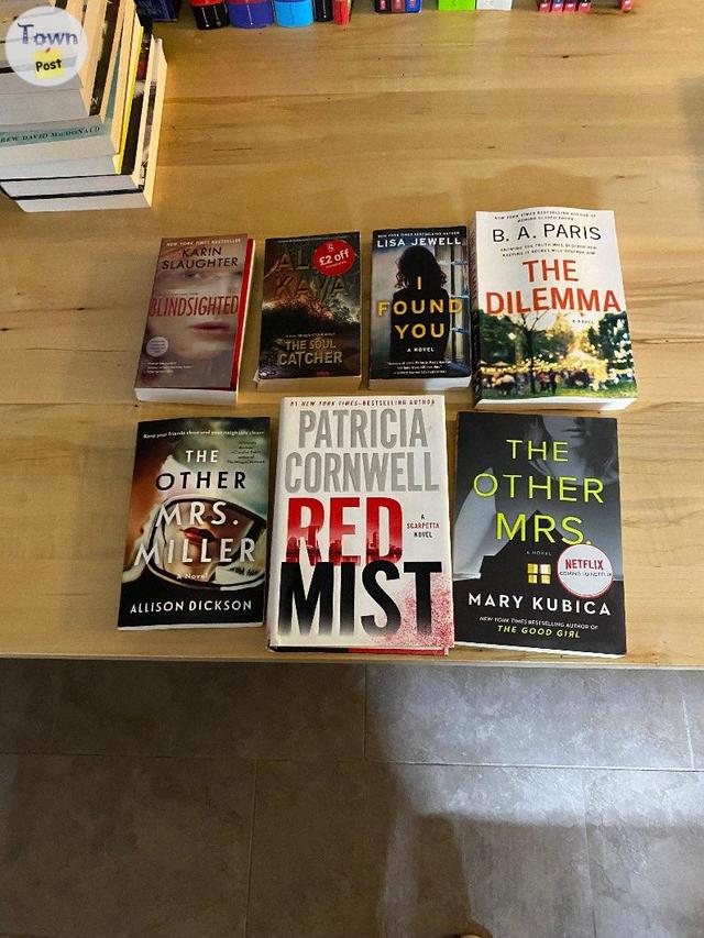 Photo of Mystery and thriller books