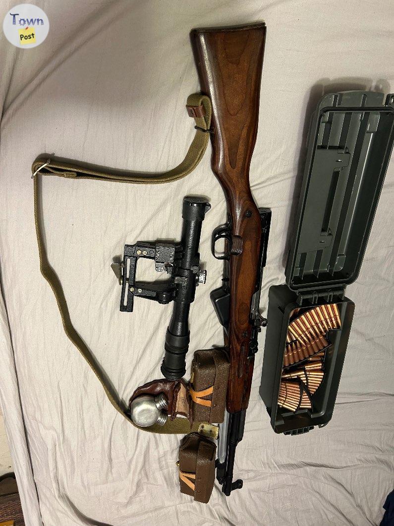 Photo of 1951 Russian Tula SKS w/ vintage accessories 