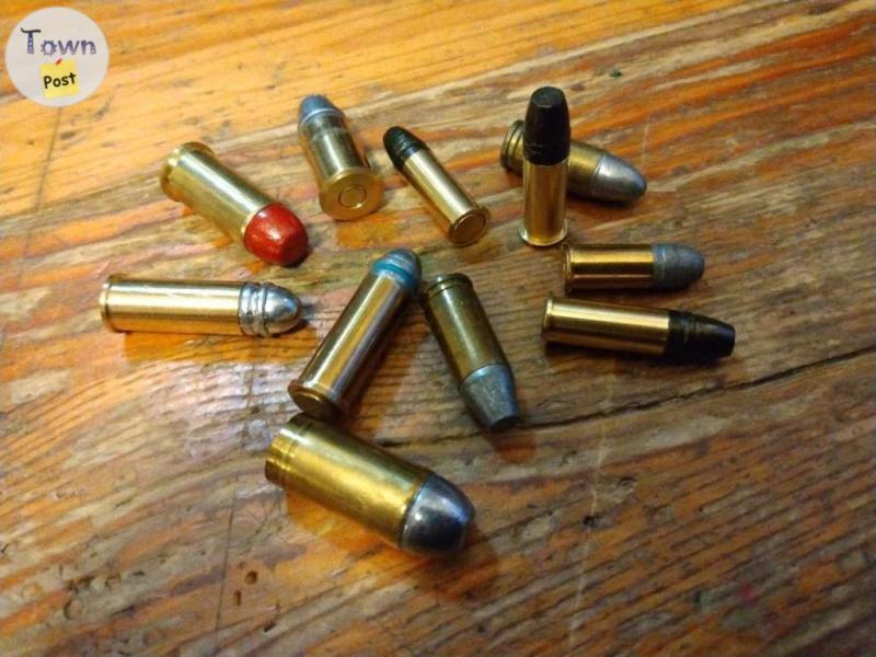 Photo of Antique .32 RF .38RF .41LC .41RF , 38 S&W 11mm .44 Special .44Russian 455 Webley Long/Short Reloadable Cartridges Ammo $9-10 each.