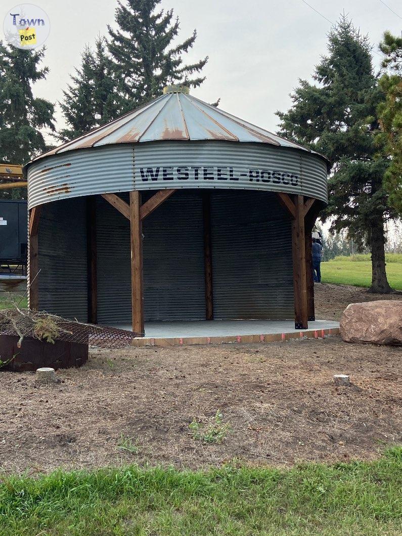 Photo of Custom built grain bin gazebos for sale 