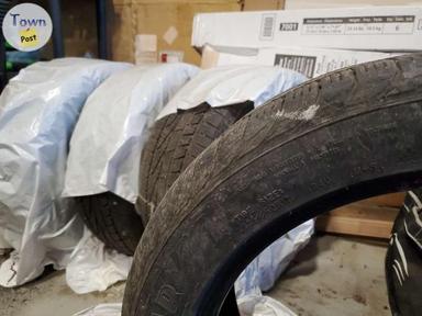 Photo of  4 Used Goodyear m+s tires 225/50 17s - 1