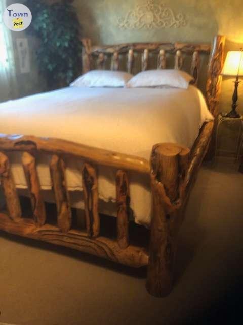 Photo of RUSTIC QUEEN BED FRAME