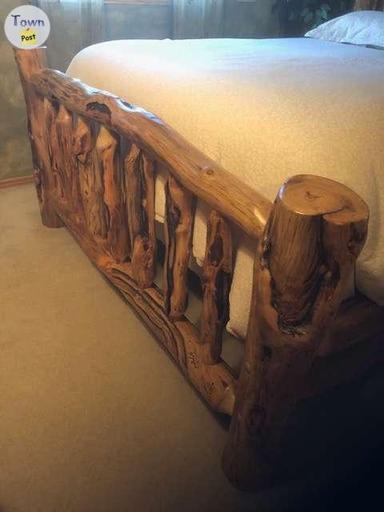 Photo of RUSTIC QUEEN BED FRAME - 2